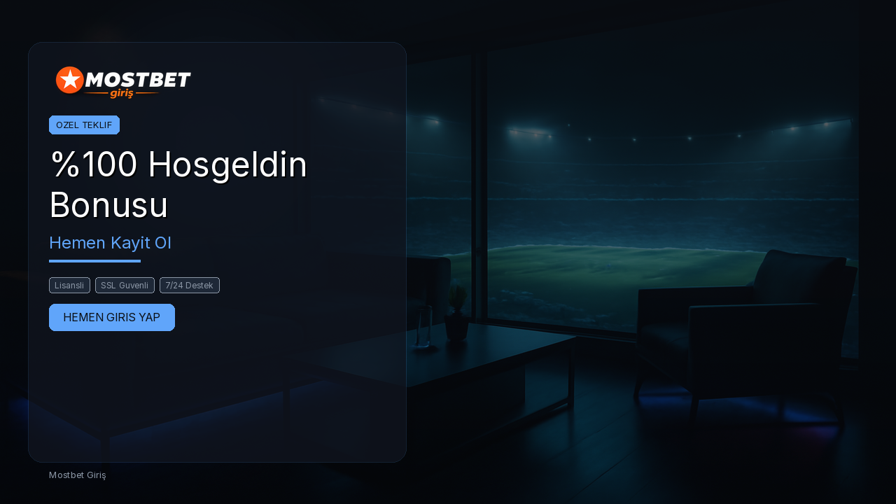 Mostbet Giriş Bonus Görseli